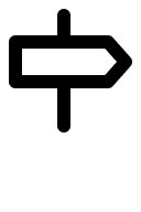 Signpost Directional Marker Free Open-Source SVG Icon