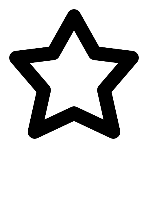 Star Symbol Free Open-Source SVG Icon (Charm Icons)