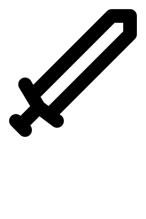 Sword (Charm Icons) Free Open-Source SVG Icon (Charm Icons)