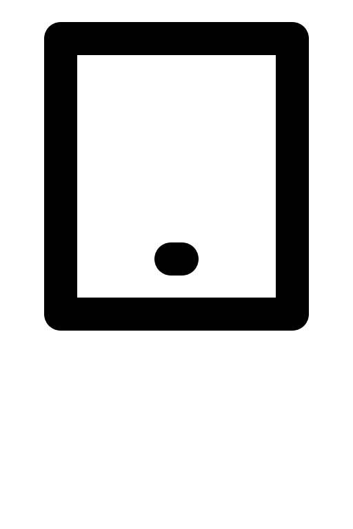 Tablet Device Free Open-Source SVG Icon (Charm Icons)