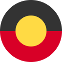 Aboriginal Flag of Australia Free Open-Source SVG Icon