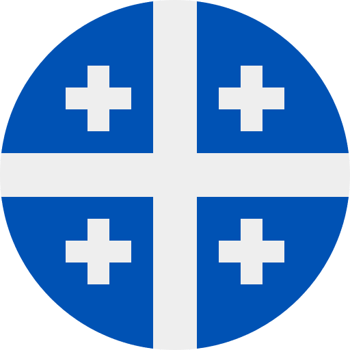 Quebec Canada Flag Free Open-Source SVG Icon (Circle Flags)