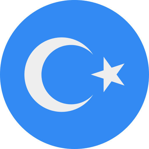 China Xinjiang Region Flag Free Open-Source SVG Icon (Circle Flags)