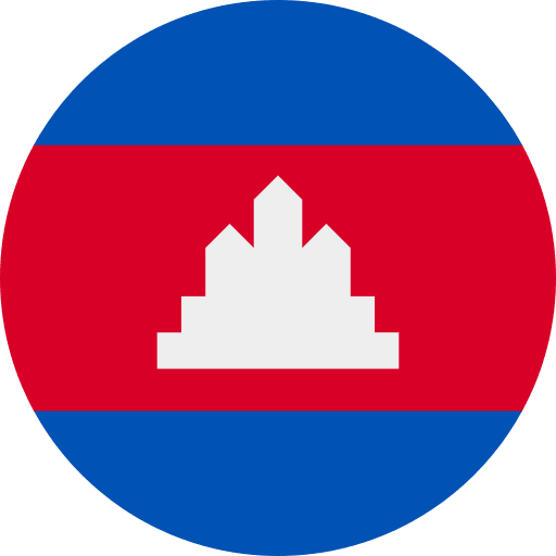 Khmer Flag Free Open-Source SVG Icon (Circle Flags)