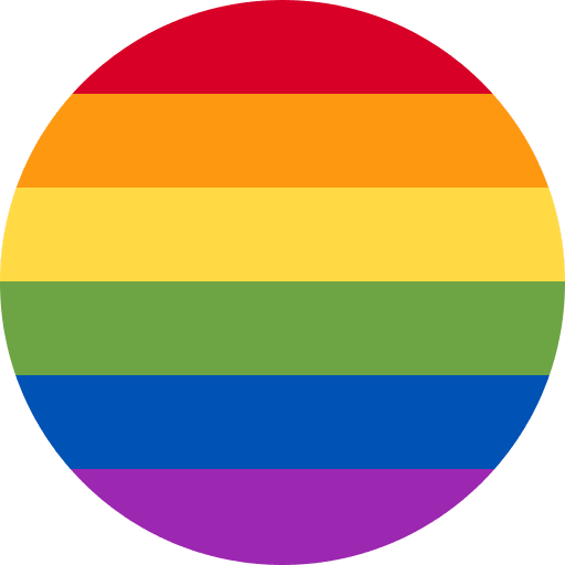 LGBT Pride Flag Free Open-Source SVG Icon (Circle Flags)