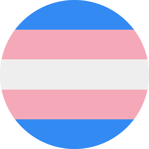 Transgender Pride Flag Free Open-Source SVG Icon (Circle Flags)