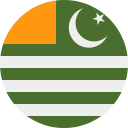 Pakistan and Jammu & Kashmir Flags Free Open-Source SVG Icon