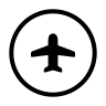 Airport Sign (Circum Icons) Free Open-Source SVG Icon