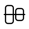Vertical Center Alignment Free Open-Source SVG Icon