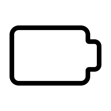 Empty Battery Level (Circum) Free Open-Source SVG Icon (Circum Icons)