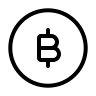 Bitcoin Cryptocurrency Free Open-Source SVG Icon