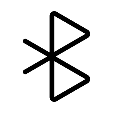 Bluetooth Technology Symbol Free Open-Source SVG Icon (Circum Icons)