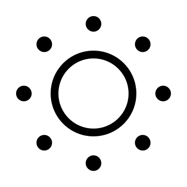 Brightness Increase (Circum) Free Open-Source SVG Icon (Circum Icons)