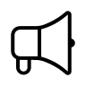 Bullhorn Megaphone Free Open-Source SVG Icon