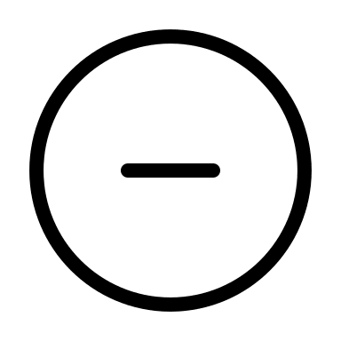 Circle Minus Symbol Free Open-Source SVG Icon (Circum Icons)