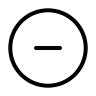 Circle Minus Symbol Free Open-Source SVG Icon