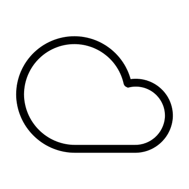 Cloud Symbol Free Open-Source SVG Icon (Circum Icons)