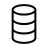 Database Storage System Free Open-Source SVG Icon