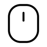 Desktop Mouse (Circum) Free Open-Source SVG Icon