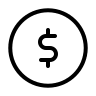 Dollar Sign Free Open-Source SVG Icon