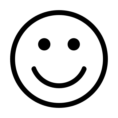 Smile Face Emoji Free Open-Source SVG Icon (Circum Icons)