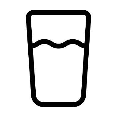 Drinking Glass Free Open-Source SVG Icon (Circum Icons)