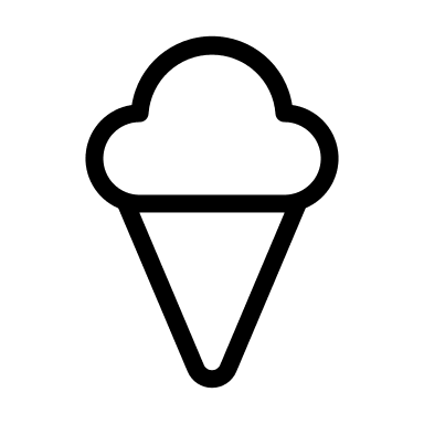 Ice Cream Treat Free Open-Source SVG Icon (Circum Icons)