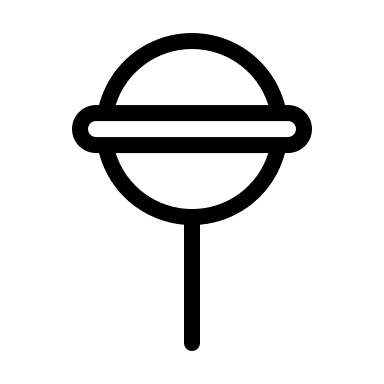 Lollipop Candy (Circum Icons) Free Open-Source SVG Icon (Circum Icons)