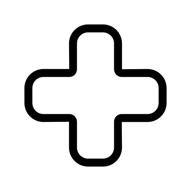 Medical Cross Symbol Free Open-Source SVG Icon (Circum Icons)