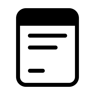 Memo Pad Notepad Free Open-Source SVG Icon (Circum Icons)