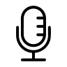 Microphone On (Circum) Free Open-Source SVG Icon