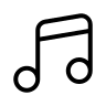 Music Note 1 (Circum Icons) Free Open-Source SVG Icon