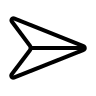 Paper Plane Free Open-Source SVG Icon