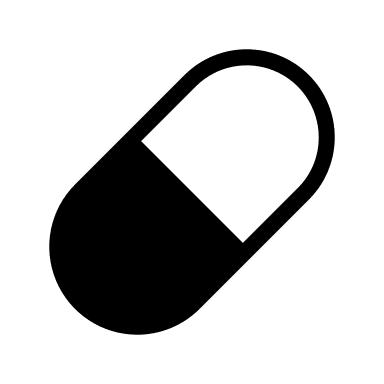 Pill Medication Free Open-Source SVG Icon (Circum Icons)