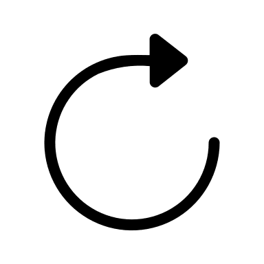 Redo Action Free Open-Source SVG Icon (Circum Icons)