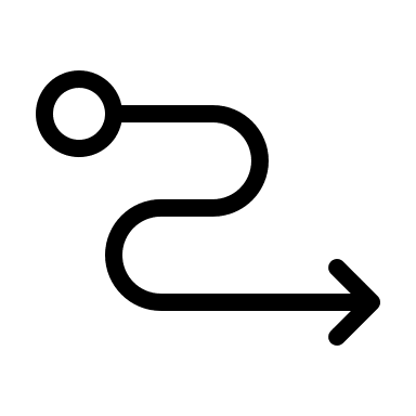 Route Navigation Free Open-Source SVG Icon (Circum Icons)