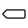 Left Signpost Directional Marker Free Open-Source SVG Icon