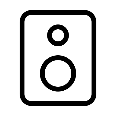 Speaker Device Free Open-Source SVG Icon (Circum Icons)