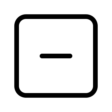 Square Minus Symbol Free Open-Source SVG Icon (Circum Icons)