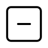 Square Minus Symbol Free Open-Source SVG Icon