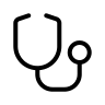 Stethoscope Medical Tool Free Open-Source SVG Icon