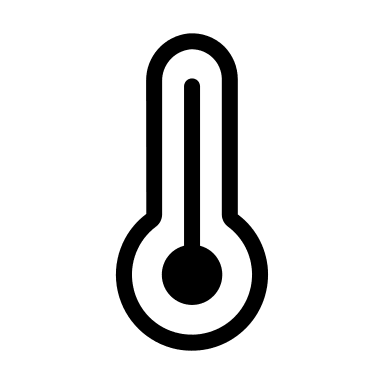 High Temperature Indicator Free Open-Source SVG Icon (Circum Icons)