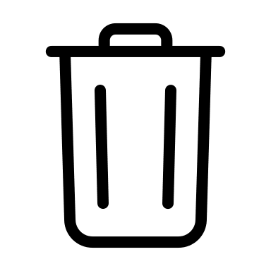 Trash Bin (Circum) Free Open-Source SVG Icon (Circum Icons)