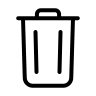 Trash Bin (Circum) Free Open-Source SVG Icon