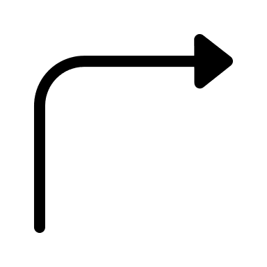 Right Turn Direction (Circum) Free Open-Source SVG Icon (Circum Icons)