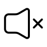 Volume Mute Control Free Open-Source SVG Icon