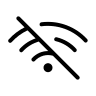 Wi-Fi Disabled (Circum) Free Open-Source SVG Icon