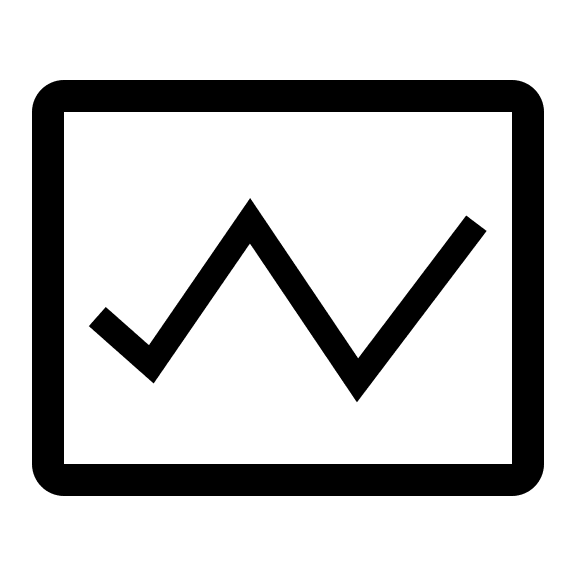 Analytics Chart (Line) Free Open-Source SVG Icon (Clarity)