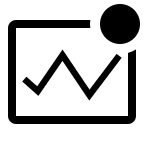 Analytics Badge (Outline) Free Open-Source SVG Icon