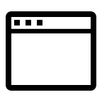 Application Interface (Line) Free Open-Source SVG Icon